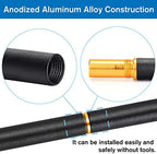 Portable Camping Lantern Pole, Folding Aluminum Stand with Stake, alternate view 6