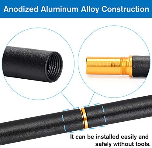 Portable Camping Lantern Pole, Folding Aluminum Stand with Stake, alternate view 6