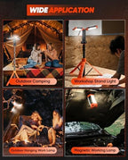 Portable Camping Light with Stand 20000mAh 73.2" Work Light LD18, alternate view 5