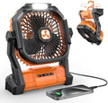 Portable Fan Rechargeable 20000mAh Cordless Battery Powered Camping Fan