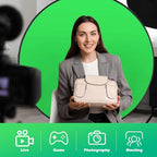 Portable Green Screen Chair, 57 in Double-Sided Chroma Key, alternate view 5