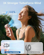 Portable Handheld Fan, Mini Rechargeable Personal Hand Fan, alternate view 3