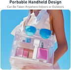 Portable Handheld Turbo Fan - Foldable Mini Fan with Air Turbo Tech, 1-199 Speed Adjustment, 20H Runtime, LED, alternate view