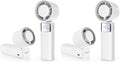 Portable Handheld Turbo Fan - Foldable Mini Fan with Air Turbo Tech, 1-199 Speed Adjustment, 20H Runtime, LED