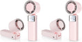 Portable Handheld Turbo Fan - Foldable Mini Fan with Air Turbo Tech, 1-199 Speed Adjustment, 20H Runtime, LED