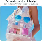 Portable Handheld Turbo Fan - Foldable Mini Fan with Air Turbo Tech, 1-199 Speed Adjustment, 20H Runtime, LED, alternate view