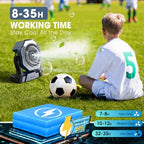 Portable Misting Fan, Outdoor Rechargeable Fan, LED Light, Hook, 35H, alternate view 3