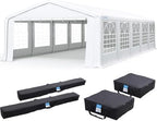 Premium 20x32 Reinforced Heavy Duty Party Tent with 5 Storage Bags