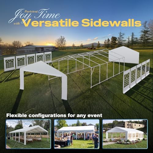 Premium 20x32 Reinforced Heavy Duty Party Tent with 5 Storage Bags, alternate view 6