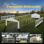 Premium 20x32 Reinforced Heavy Duty Party Tent with 5 Storage Bags, alternate view 6