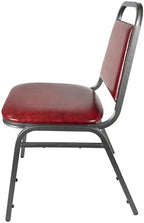Premium Trapezoid Back, Stacking Banquet and Event Chairs, with Padded Seats/Backs, Fully Assembled (2, Burgundy, alternate