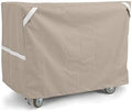 Prestige Serving Cart Cover, Polyester, 50W x 30D x 34H, Clay