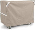 Prestige Serving Cart Cover, Polyester, 50W x 30D x 34H, Clay