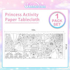 Princess Party Giant Coloring Poster - 31.5X 72 Inches - Versatile Classroom Wall Décor & Princess Birthday, alternate view 2