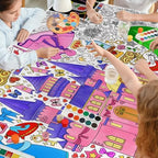 Princess Party Giant Coloring Poster - 31.5X 72 Inches - Versatile Classroom Wall Décor & Princess Birthday, alternate view 7