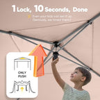 Privacy 8x8 Pop Up Canopy with 4 Sidewalls & Mesh Windows, alternate view 4