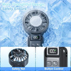 Pro Handheld Portable Fan Cooling 3-in-1 Hand, Desk, Neck & Fan, alternate view 5