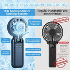 Pro Handheld Portable Fan Cooling 3-in-1 Hand, Desk, Neck & Fan, alternate view 6