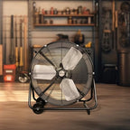 Pro Heavy-Duty Drum Fan w/Adjustable Tilt, 24in, alternate view 5