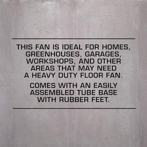 Pro High Velocity Floor Fan, 3 Speeds, Black, 20in, 2 Pack in Black, alternate view 4