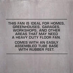 Pro High Velocity Floor Fan, 3 Speeds, Black, 20in, 2 Pack in Black, alternate view 4