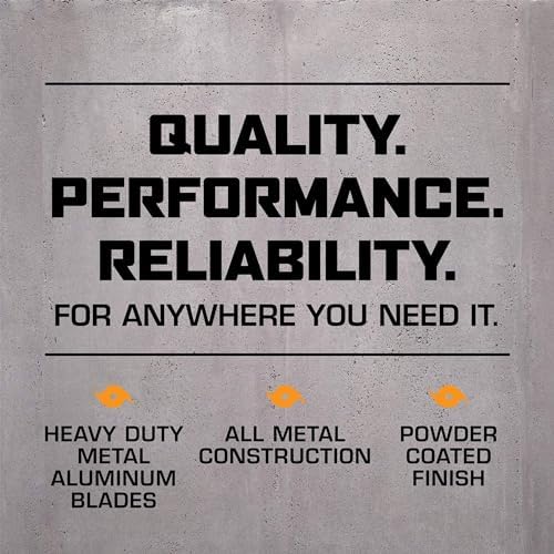 Pro High-Velocity Oscillating Metal Stand Fan, 20in, 2 Pack, alternate view 6