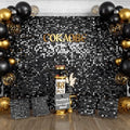 ProBlack Series Shimmer Wall Backdrop - 48Pcs Black