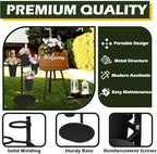 PROLEE Flower Display Stand with 4 Buckets, Flower Pot Stand, Flower Stand Metal, Florist Bouquet Shelf for, alternate view 5