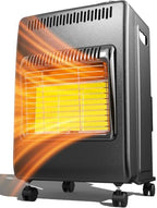 Propane Heater Indoor Outdoor Patio Heaters 6000 to 18000 BTU 3 Modes for Patio, Garage, Camping, Shop, Black in