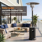 Propane Patio Heater for Outdoor, 2-in-1 Table Style, Double Layer Stainless Steel Burner, Durable Weatherproof, alternate