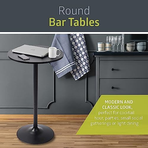 Pub Table, Jet Black, 4pk, alternate view 3