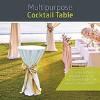 Pub Table, Jet Black, 4pk, alternate view 5