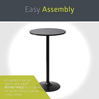 Pub Table, Jet Black, 4pk, alternate view 6