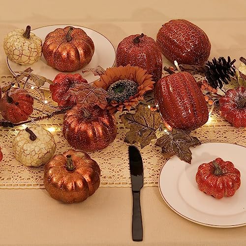Pumpkin Decor, 8 PCS Halloween Pumpkin, alternate view 2