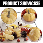 Pumpkin Decor Set, 23 PCS Fall Harvest Bowl Filler Decorations, alternate view 4