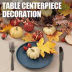 Pumpkin Decor Set, 23 PCS Fall Harvest Bowl Filler Decorations, alternate view 6