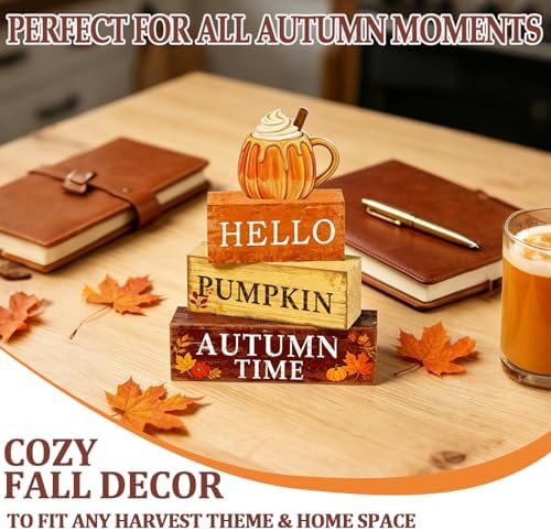 Pumpkin Fall Decor, Fall Decorations for Home, alternate view 6