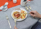 Pumpkin Shaped 8 x 8 Inch Ceramic Small Dining Plates: Perfect for Thanksgiving, Halloween and Indoor Fall Table, alternate