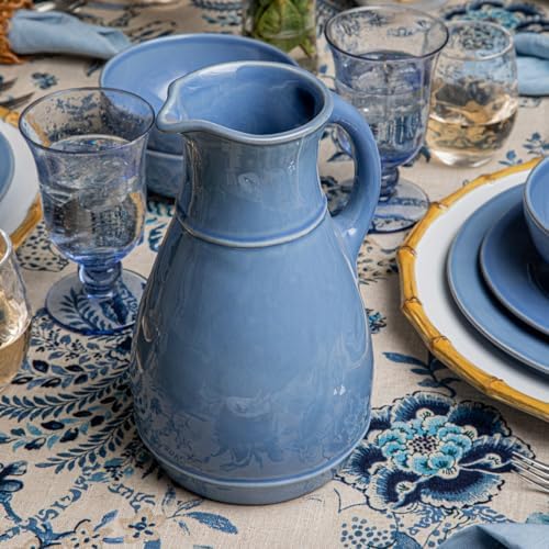 Puro Ceramic Pitchers (Chambray) in Chambray, alternate view 2