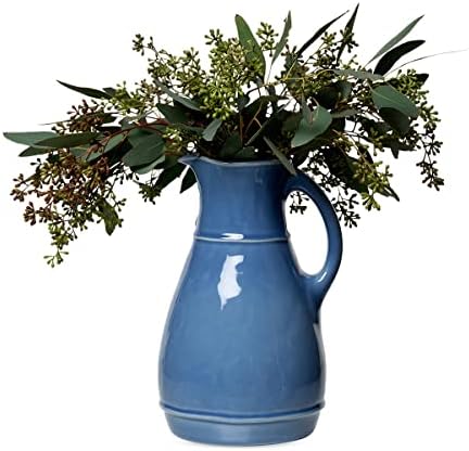 Puro Ceramic Pitchers (Chambray) in Chambray, alternate view 4