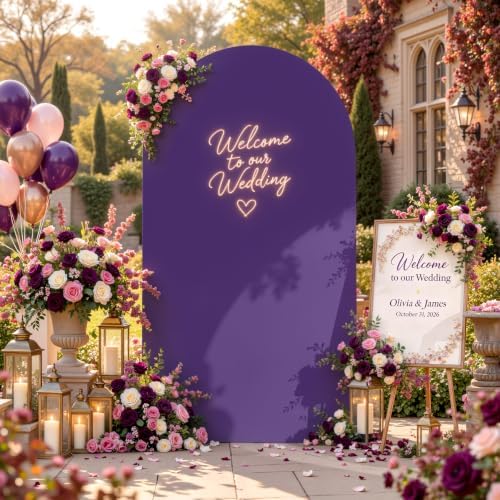 Purple 6FT Arch Cover in 6FT in Purple, alternate view 2
