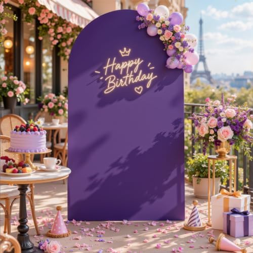 Purple 6FT Arch Cover in 6FT in Purple, alternate view 3