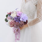 Purple Artificial Flowers Combo Box Set for Wedding Bouquets Home Decor in Purple, alternate view 4