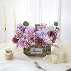 Purple Artificial Flowers Combo Box Set for Wedding Bouquets Home Decor in Purple, alternate view 6