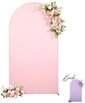 Purple Pink Arch Backdrop Cover 7.2FT Party Wedding Arch Covers Stretchy Backdrop Decorations Baby Shower Bridal