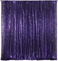Purple Sequin Backdrop,8FT x 10FT Sequin Photography Backdrop Curtain for Halloween Party Birthday Decoration in