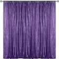 Purple Sequin Backdrop Curtain 8FTx8FT Glitter Purple Background Drapes Sparkle Photography Backdrop for Party