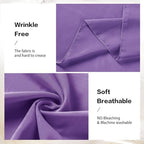 Purple Wedding Arch Draping Fabric Chiffon Fabric, 29in x 18Ft Sheer Chiffon Outdoor Curtain for Wedding, alternate view 2