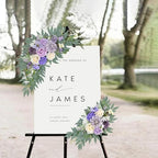 Purple Wedding Arch Flowers Set of 2, alternate view 2
