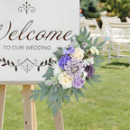 Purple Wedding Arch Flowers Set of 2, alternate view 6